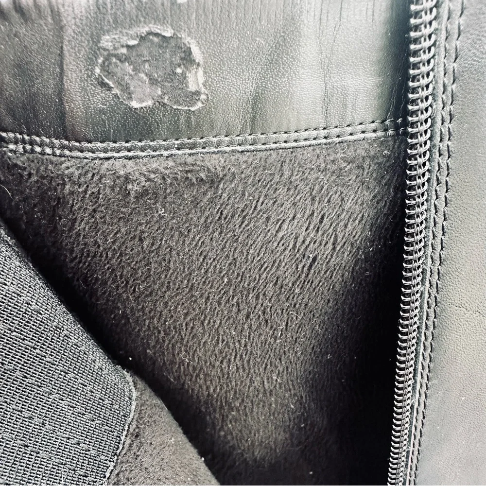 Blondo Varda black waterproof leather tall boots, size 7 - Picture 7 of 9